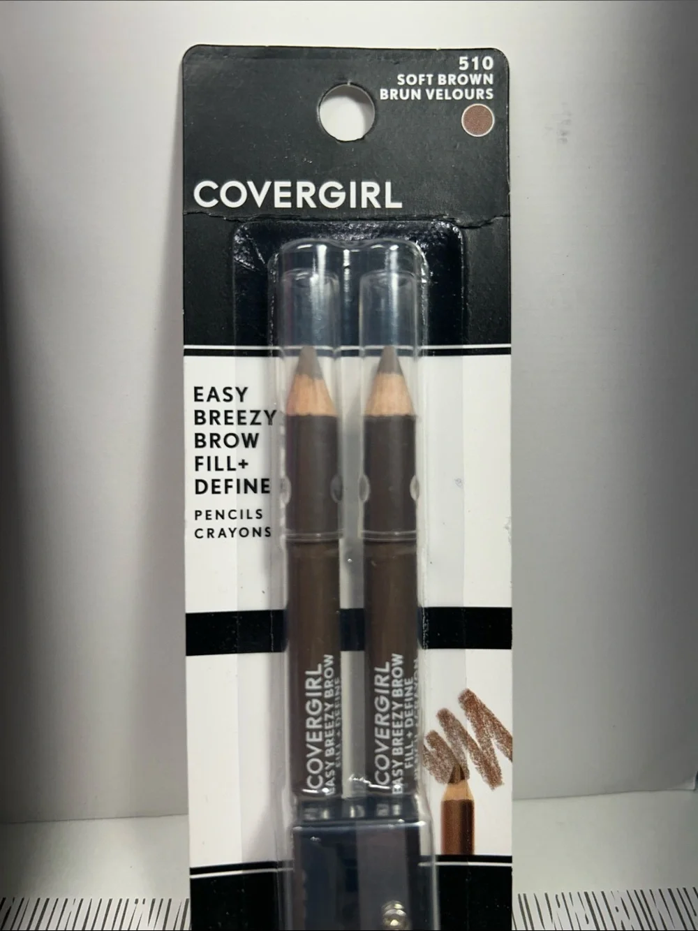 COVERGIRL Clean Invisible Powder with Pink Wrap Mascara & Brown Brow Pencils set
